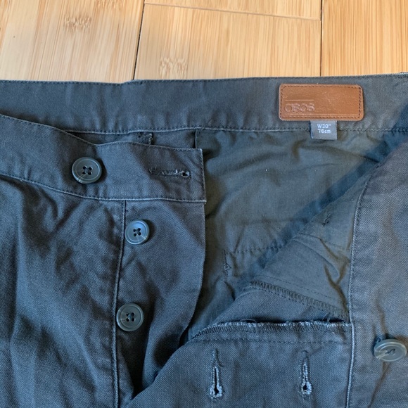 SOLD! - ASOS GREEN HAREM BUTTON UP PANTS - Picture 3 of 8